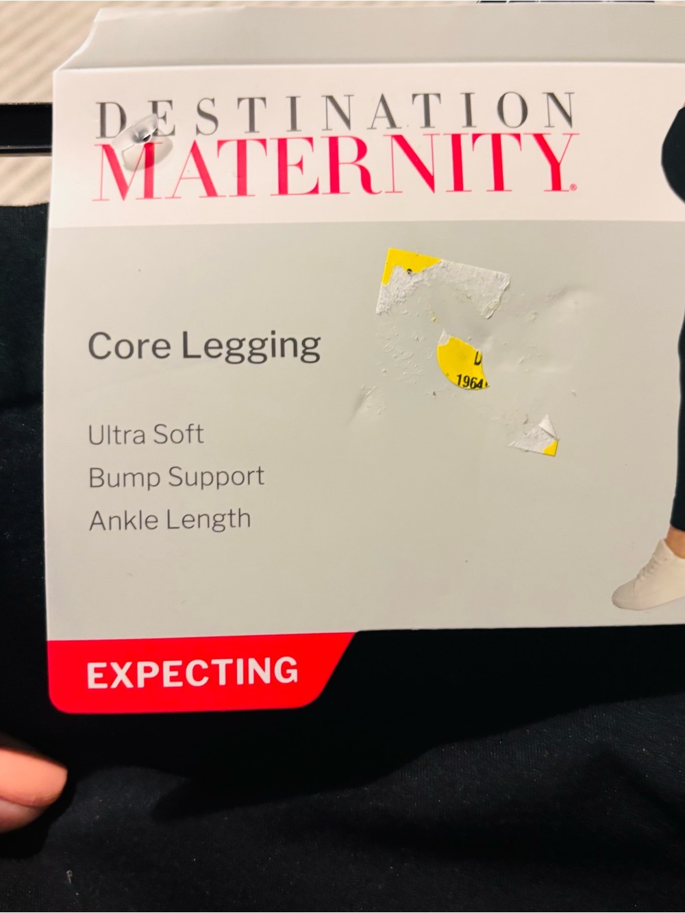 Destination Maternity Black Core Maternity Legging